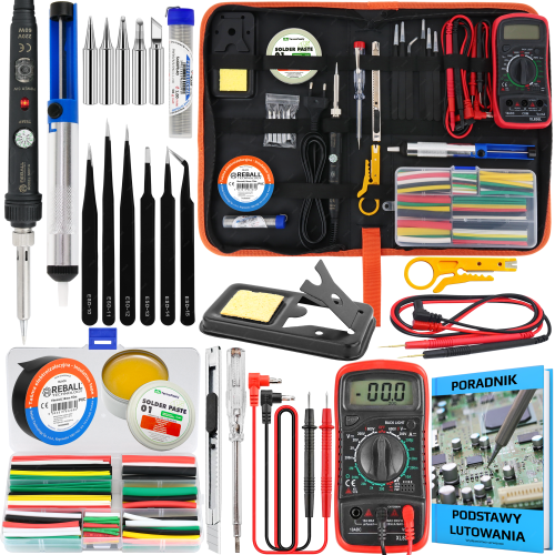 LUTOWNICA PRECYZYJNA KOLBOWA REBALL S601A REGULACJA TEMPERATURY ZESTAW 26w1